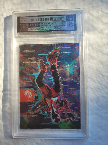 "Web Glitch" - Spider Man 1 of 1 Card