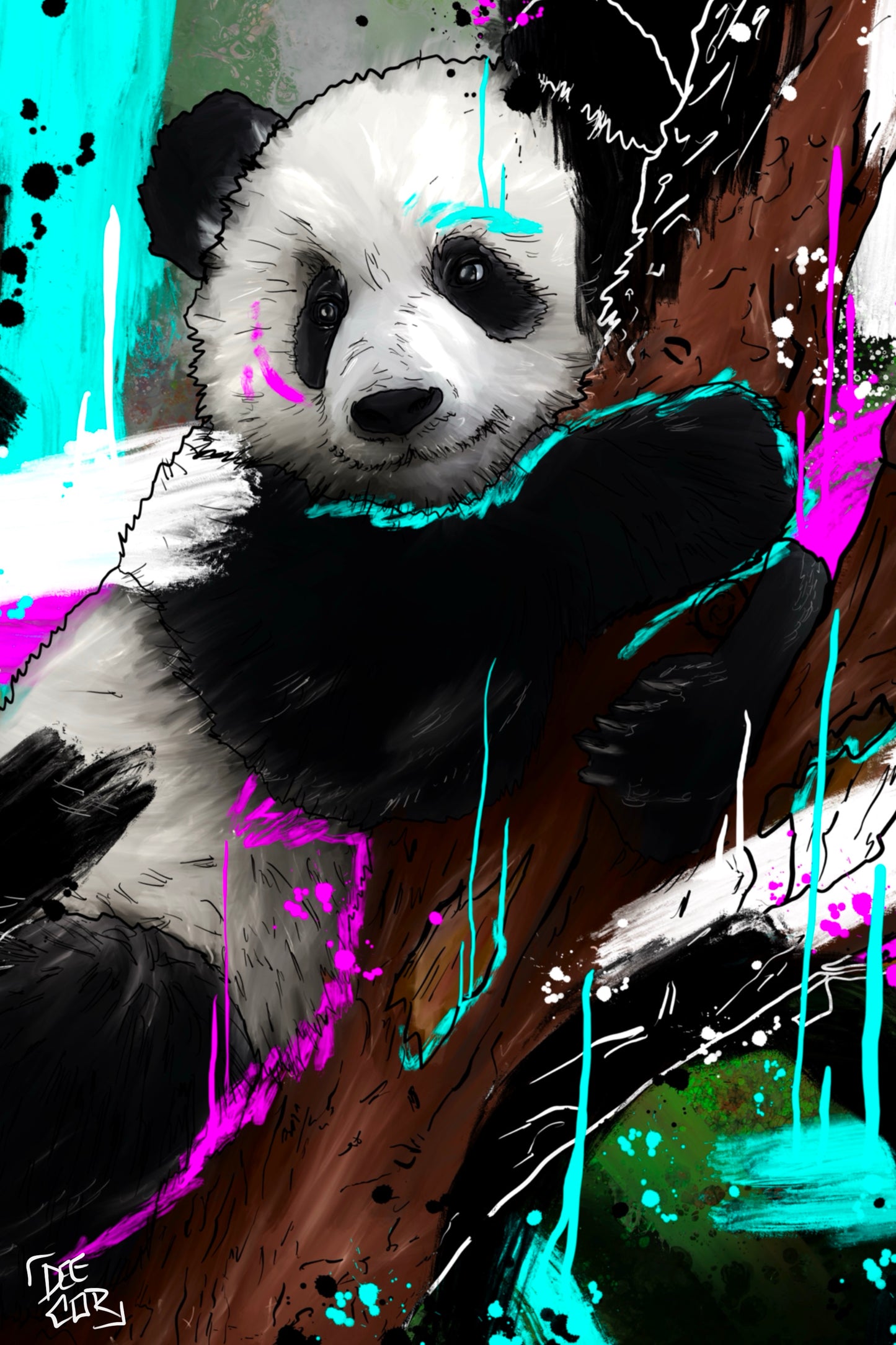 Giant Panda Mini Prints