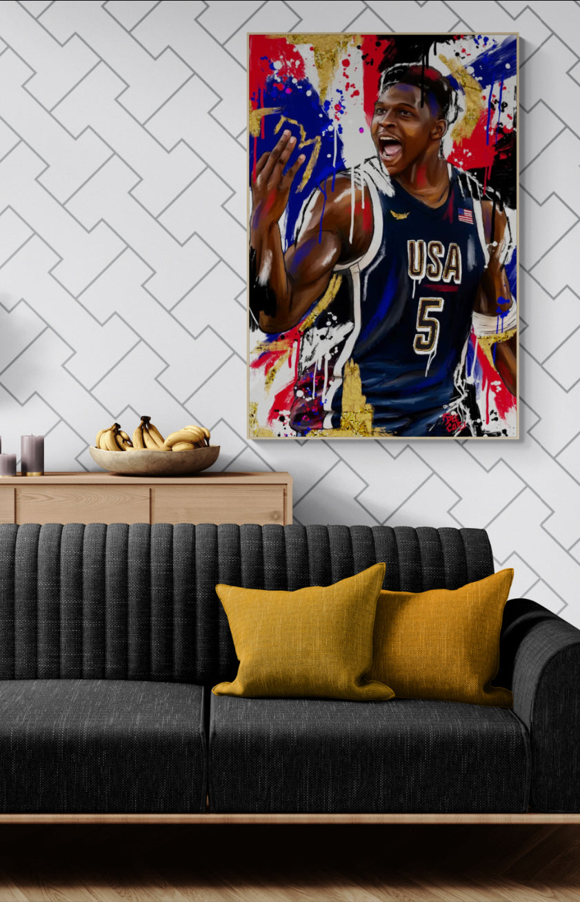 The Greatest In the World - Anthony Edwards Canvas Print