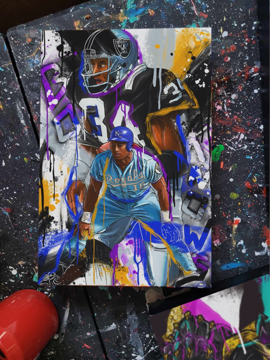 Champion Spirit - Bo Jackson  Mini Prints