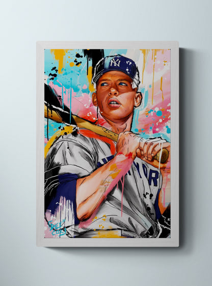 Mickey Mantle Mini Print