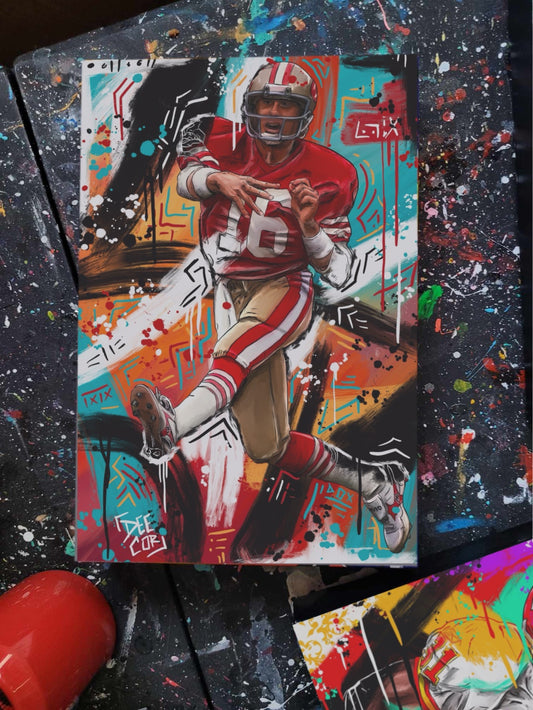 Joe Montana- Mini Print