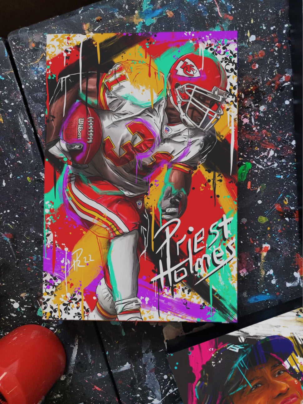 Priest Holmes- Mini Print