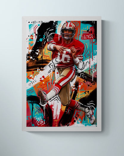 Montana for the Touchdown! - Joe Montana 49ers