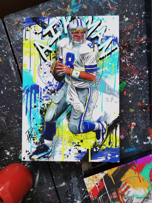 Troy Aikman Mini Prints