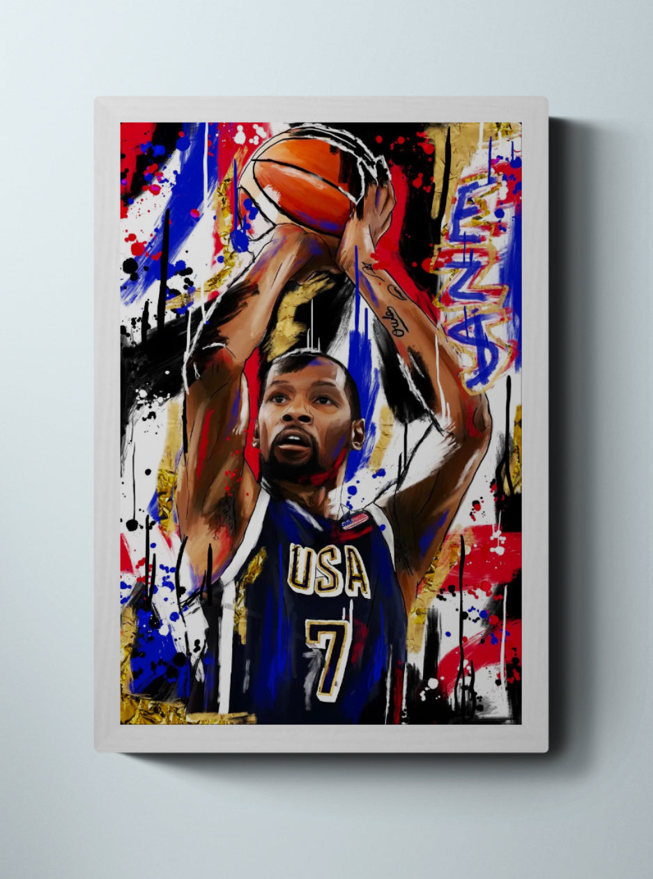 The Greatest In the World - Kevin Durant Canvas Print