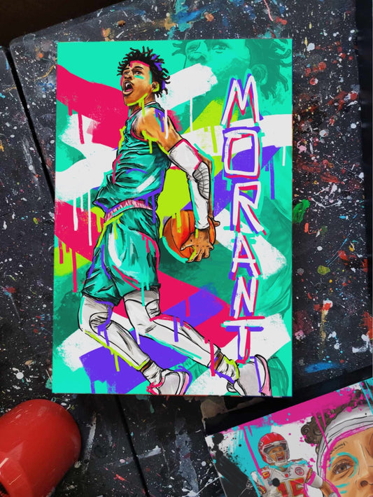 Ja Morant - Mini Print