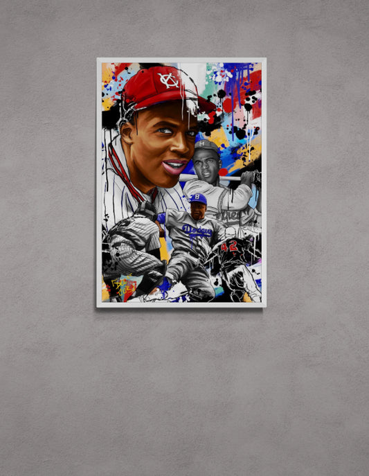 Unwritten Legacy - Jackie Robinson Limited Edition Art Print