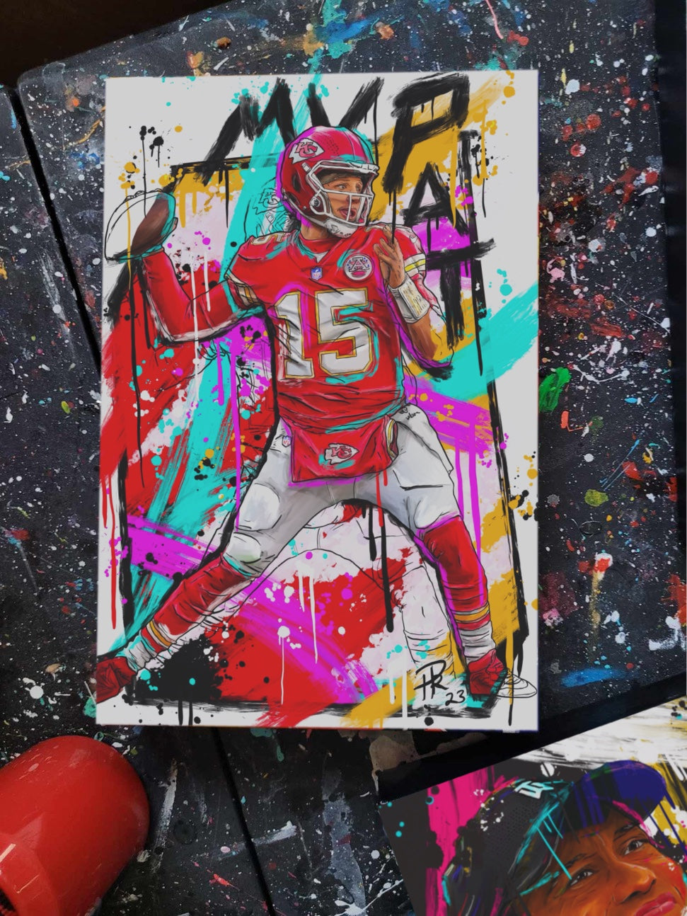 MVPat - Patrick Mahomes - Mini Print