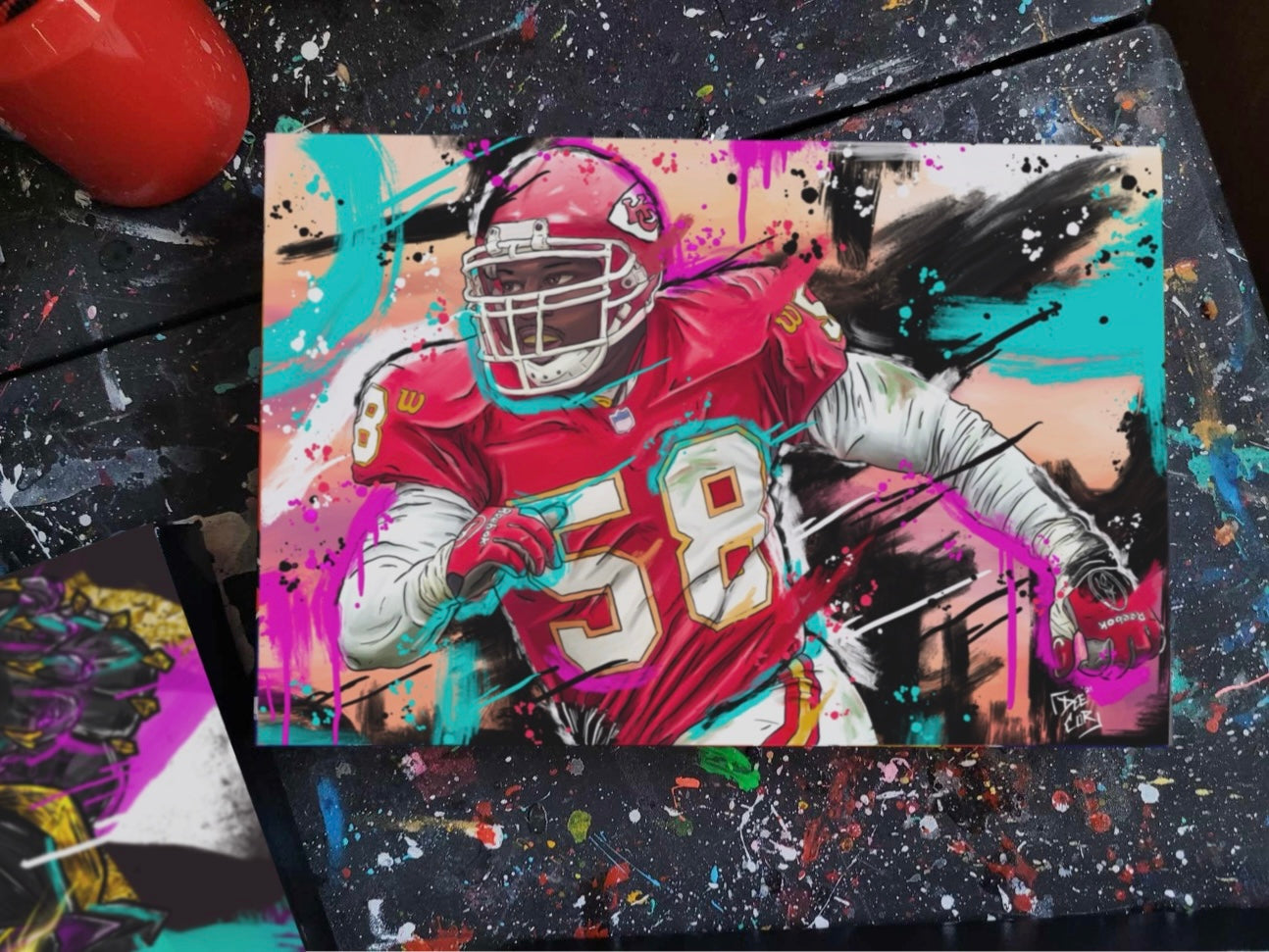 Derrick Thomas - Mini Print