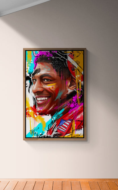 Lil Papi! Isiah Pacheco Limited Time Print